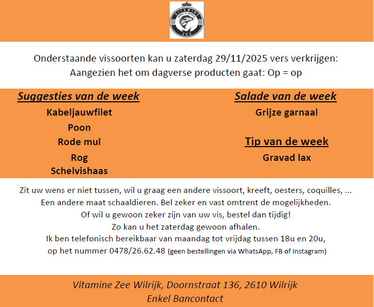 Suggestie van de week
