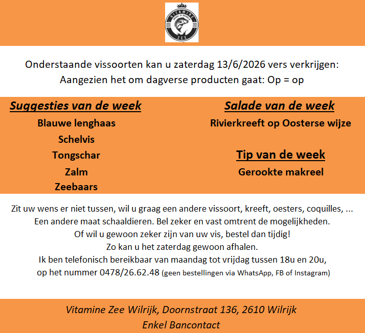 Suggestie van de week