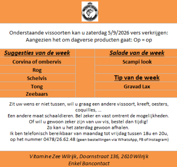 Suggestie van de week
